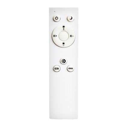 Top Light - Iluminação de teto LED com regulação REVIT LED/36W/230V 3000-6500K 40x40 cm branco + comando