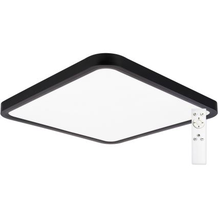 Top Light - Iluminação de teto LED com regulação REVIT LED/36W/230V 3000-6500K 40x40 cm preto + comando