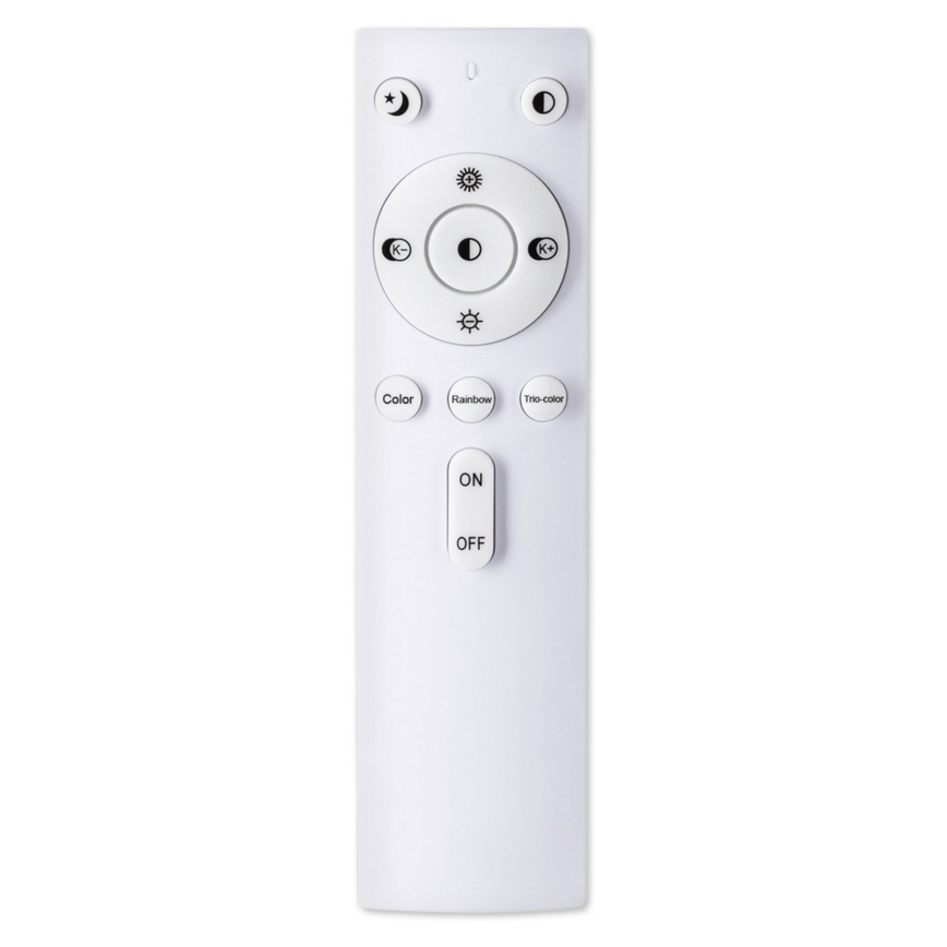 Top Light - Iluminação de teto LED RGB com regulação RAINBOW LED/24W/230V angular + controlo remoto