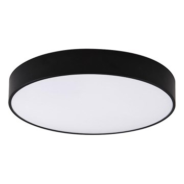 Top Light - Iluminação de teto para casa de banho LED com regulação PETAL LED/48W/230V IP44 3000-6500K diâmetro 48 cm preto + comando