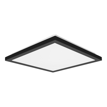 Top Light - Iluminação de teto para casa de banho LED ONYX LED/10W/230V IP44 3000/4000/6500K 28x28 cm preto