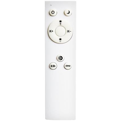 Top Light - Iluminação de teto para casa de banho LED com regulação PETAL LED/48W/230V IP44 3000-6500K diâmetro 48 cm preto + comando