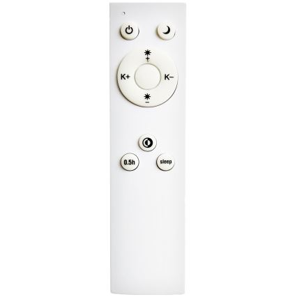 Top Light - Iluminação de teto para casa de banho LED com regulação PETAL LED/48W/230V IP44 3000-6500K diâmetro 48 cm branco + comando