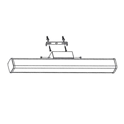 Top Light - Iluminação para espelho de casa de banho LED MADEIRA LED/15W/230V 60 cm IP44