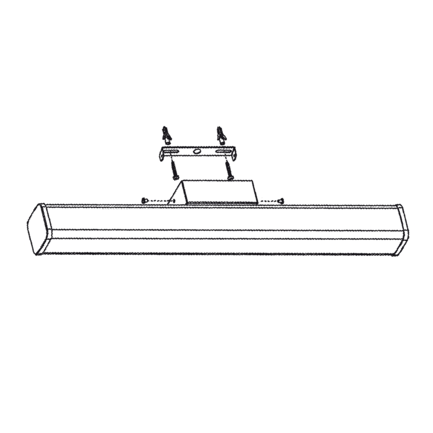Top Light - Iluminação para espelho de casa de banho LED MADEIRA LED/15W/230V 60 cm IP44
