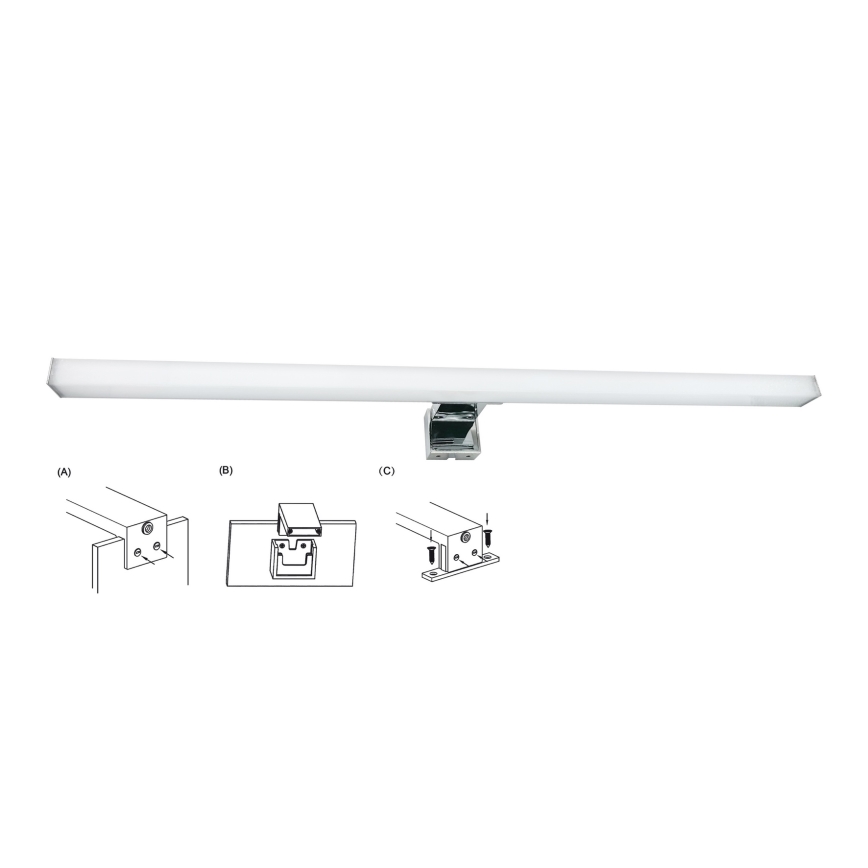 Top Light - Iluminação para espelho de casa de banho LED OREGON LED/9W/230V 60 cm IP44
