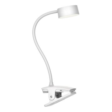 Top Light - Lâmpada de mesa LED dimmerizável com touch e clip BELLA LED/4,8W/5V 3000-6500K branca
