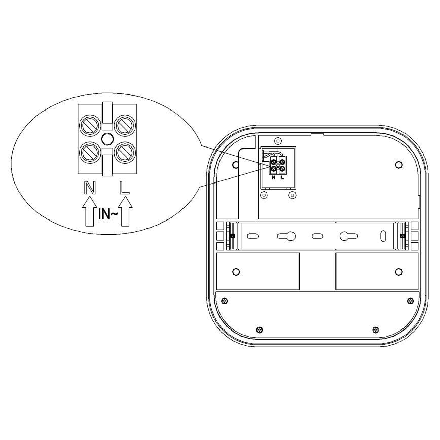 Top Light - LED Aparelhinho Externo com sensor de movimento e crepuscular BARI LED/20W/230V 4000K IP65