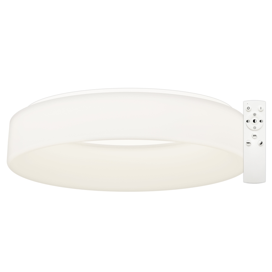 Top Light - Candeeiro de teto LED dimerizável HALO LED/60W/230V 3000-6500K Ø 60 cm branco + comando remoto