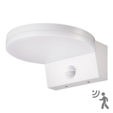 Top Light - LED Iluminação de parede exterior com sensor NOVARA LED/15W/230V IP65 branco