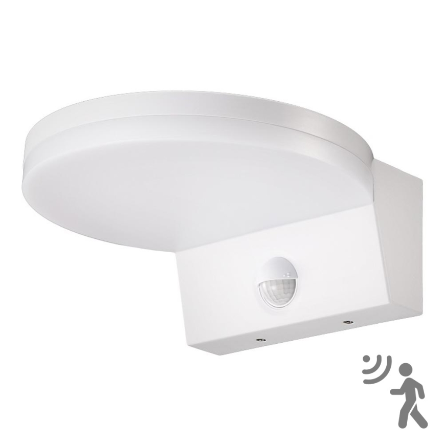 Top Light - LED Iluminação de parede exterior com sensor NOVARA LED/15W/230V IP65 branco