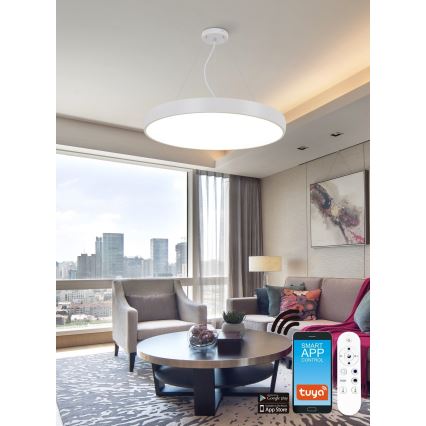 Top Light - LED RGB Candelabro suspenso com regulação METAL LED/60W/230V Wi-Fi Tuya branco + controlo remoto