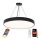 Top Light - LED RGB Candelabro suspenso com regulação METAL LED/60W/230V Wi-Fi Tuya preto + controlo remoto