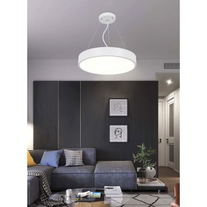 Top Light Metal 40BZ +CR - Candelabro suspenso LED com regulação METAL LED/51W/230V +CR branco
