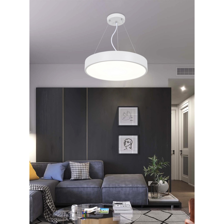 Top Light Metal 40BZ +CR - Candelabro suspenso LED com regulação METAL LED/51W/230V +CR branco