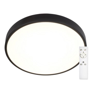 Top Light Metal 40C CR -Iluminação de teto LED com regulação METAL LED/51W/230V preto + controlo remoto