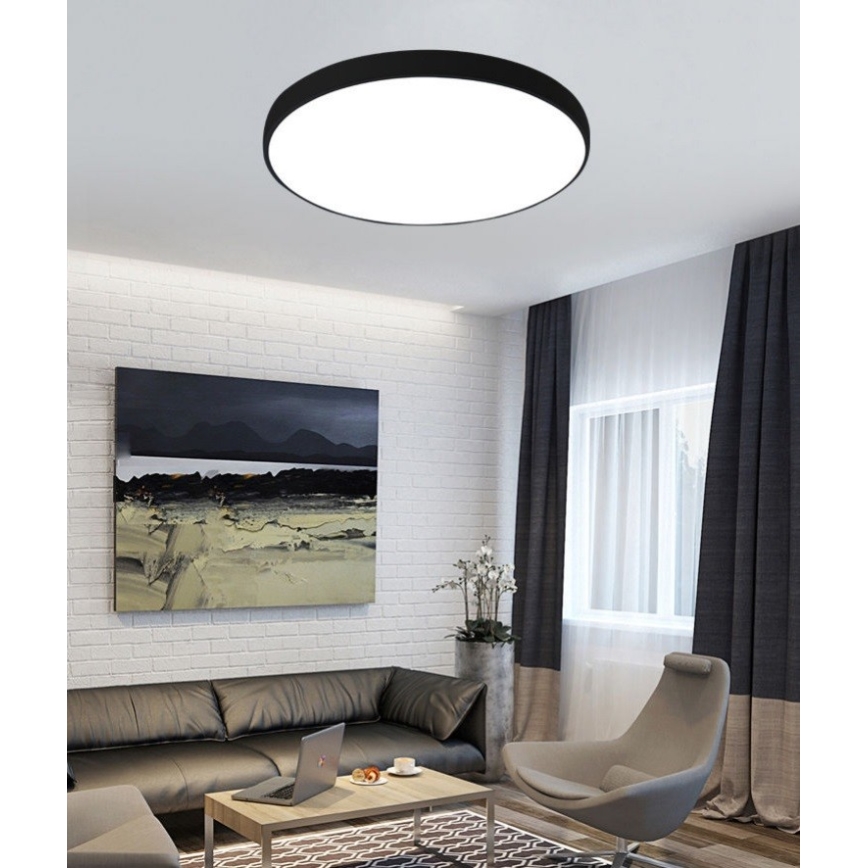 Top Light Metal 60C +CR - Iluminação de teto LED com regulação com controlo remoto METAL LED/60W/230V