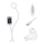 Top Light Neck B - Candeeiro de mesa LED com regulação com um suporte NECK LED/5W/230V branco