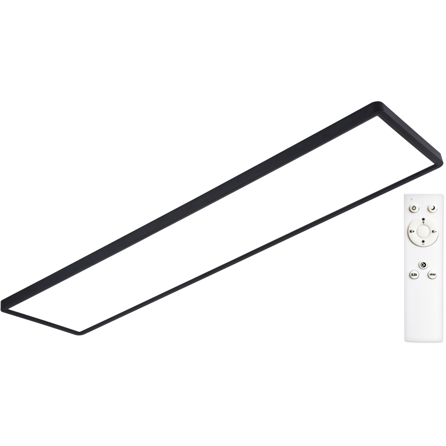 Top Light - Painel integrado LED com regulação REVIT LED/70W/230V 3000-6500K 120x30 cm preto + comando