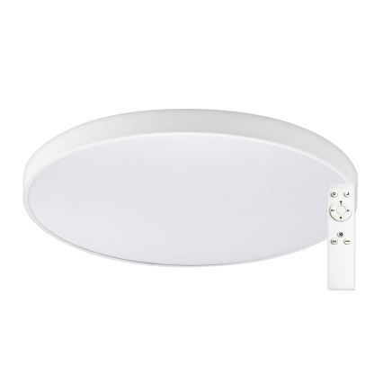 Top Light - Candeeiro de tecto LED dimerizável para casa de banho PETAL LED/60W/230V 3000-6500K IP44 Ø 59 cm branco + comando remoto