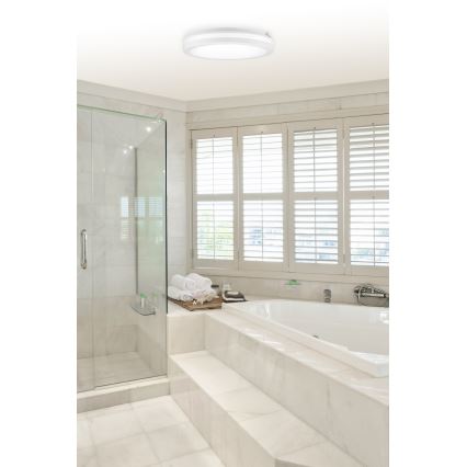 Top Light - Luminária de teto LED para casa de banho COMET LED/40W/230V 3000/4000/6500K IP54 branca, Ø 40 cm