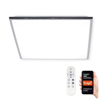 Top Light Silver H MAX SMART - Iluminação de teto LED RGB com regulação com controlo remoto SILVER LED/60W/230V Tuya + CR