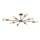 Top Light Star 8 - Candelabro suspenso STAR 8xE27/40W/230V pinho