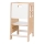 Torre de aprendizagem KULE 90x50 cm castanho/branco