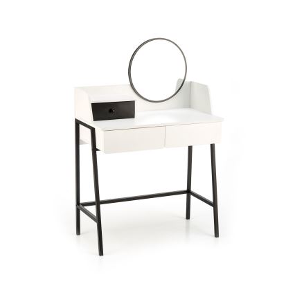 Toucador AGNES 120x80 cm branco/preto
