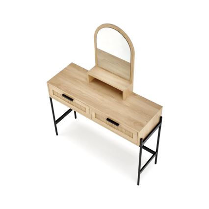 Toucador CARMEN 136x104 cm bege/preto