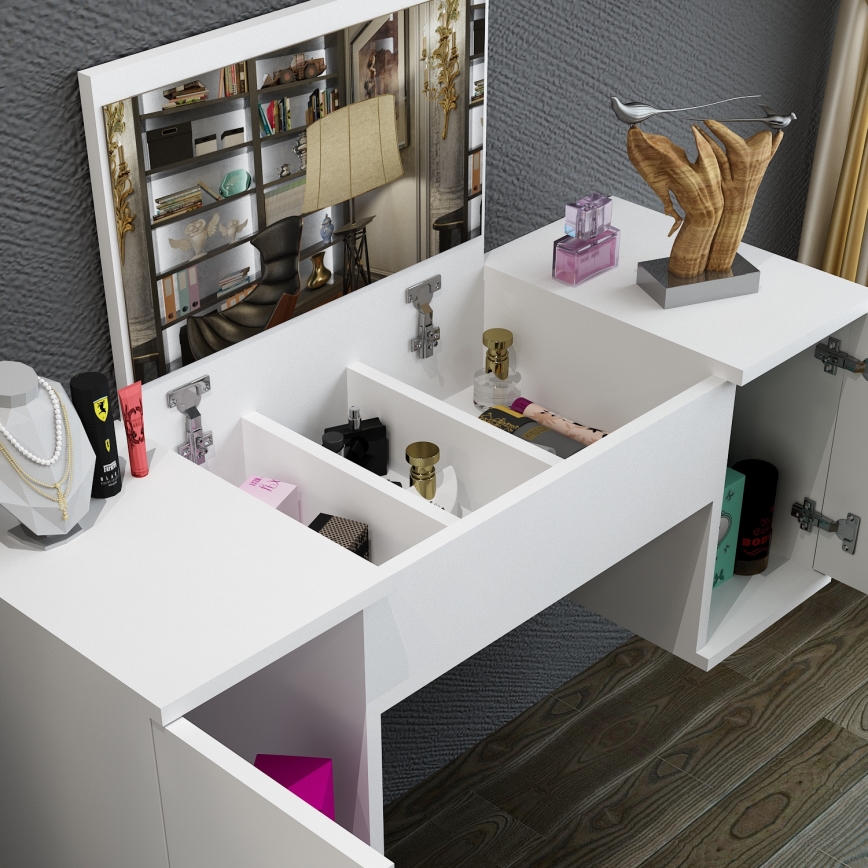 Toucador MERCAN 39x100 cm branco