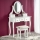 Toucador SARA 80x130 cm + stool 45x37 cm branco