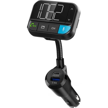 Transmissor FM para automóveis com função mãos-livres