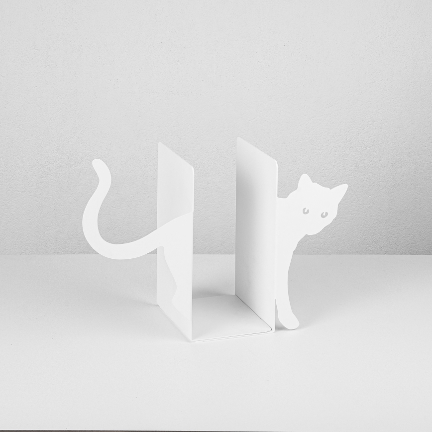 Travão para livros 22x35 cm branco