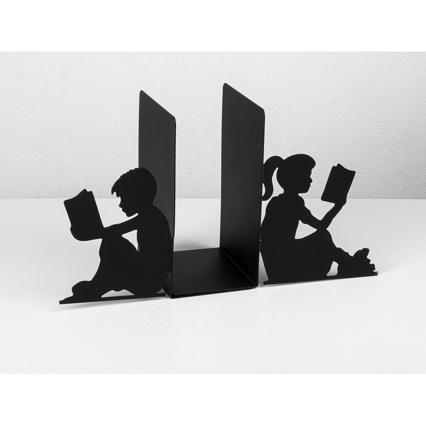 Travão para livros 22x40,5 cm preto