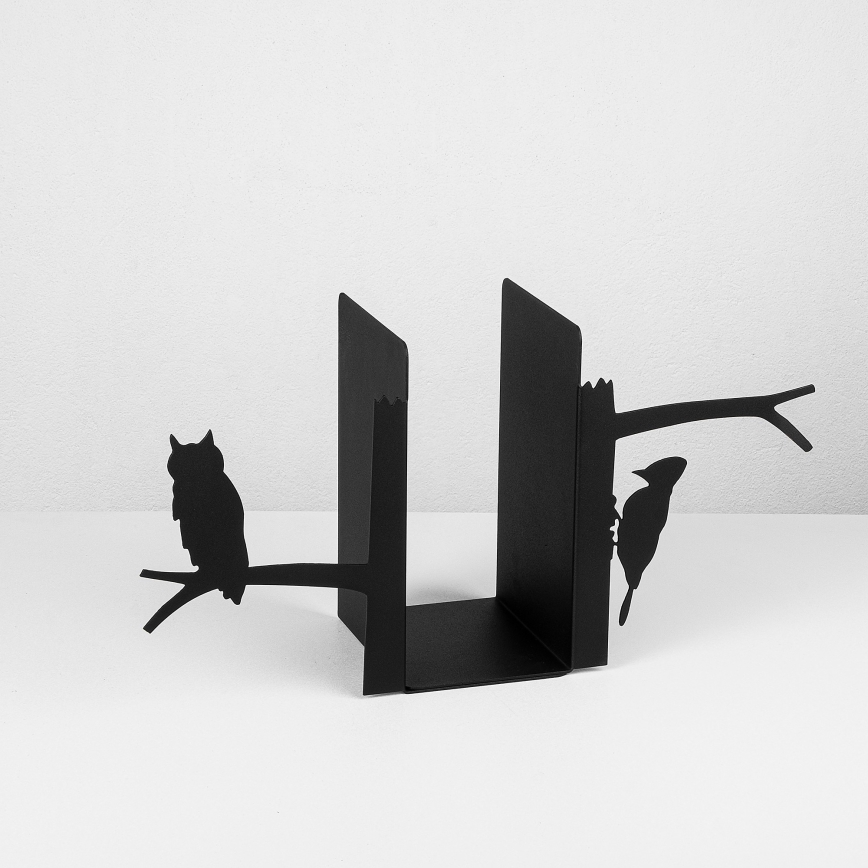 Travão para livros 22x44 cm preto