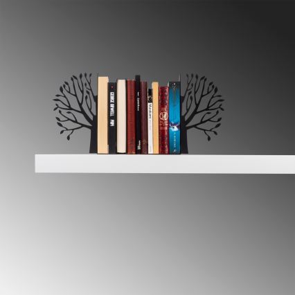 Travão para livros 22x44 cm preto