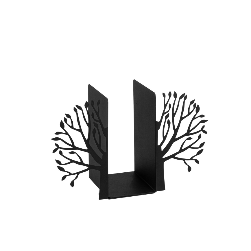 Travão para livros 22x44 cm preto