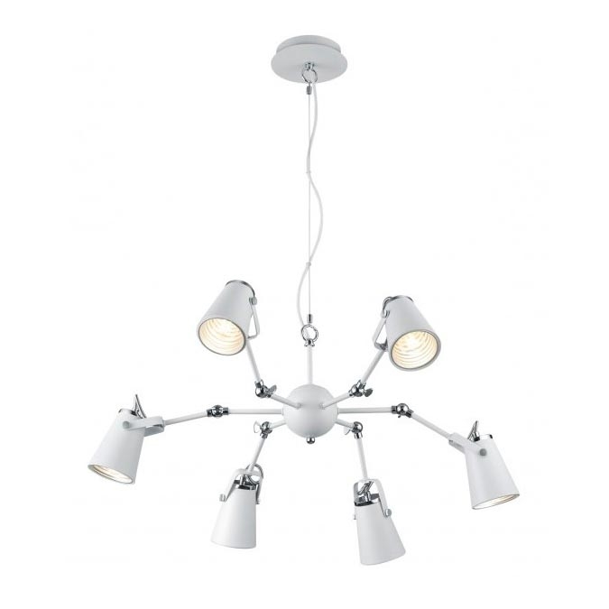 Trio - Candelabro suspenso EDWARD 6xE14/40W/230V