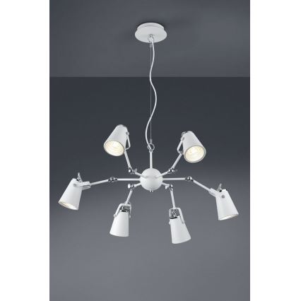 Trio - Candelabro suspenso EDWARD 6xE14/40W/230V