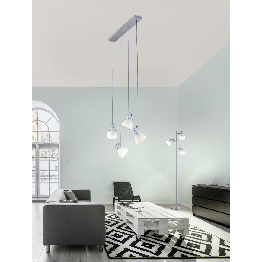 Trio - Candelabro suspenso GINELLI 4xE14/28W/230V