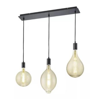 Trio - Candelabro suspenso LED com regulação GINSTER 3xE27/8W/230V
