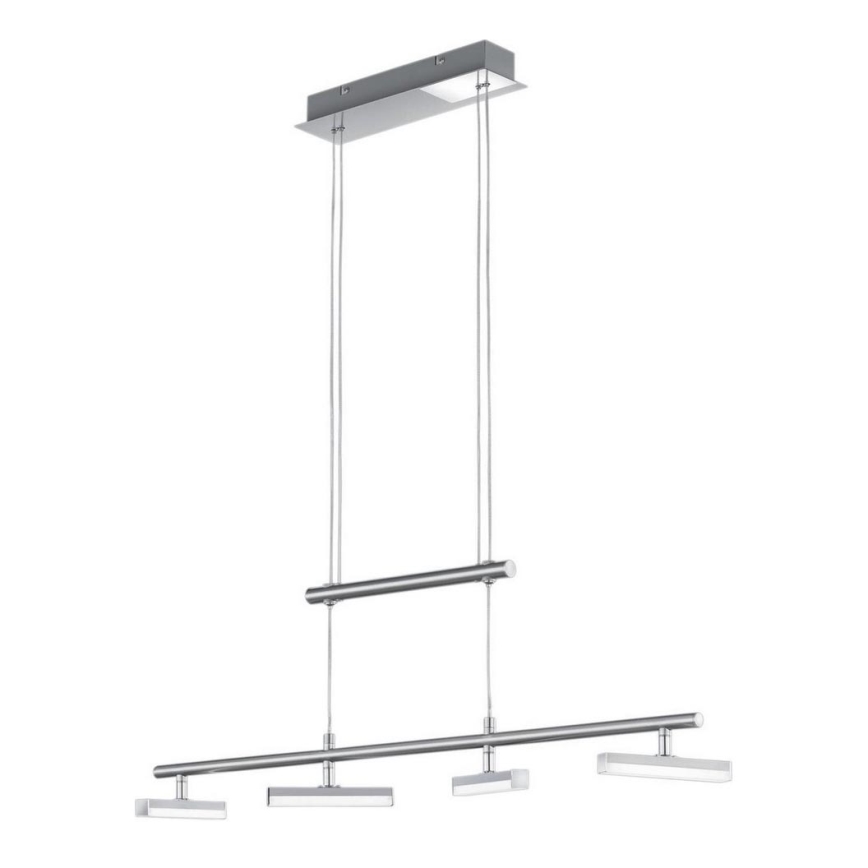 Trio - Candelabro suspenso LED com regulação OPIUM 4xLED/4W/230V