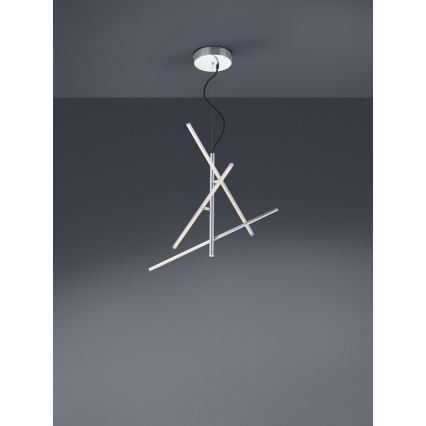 Trio - Candelabro suspenso LED com regulação TIRIAC 3xLED/7,5W/230V
