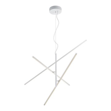 Trio - Candelabro suspenso LED com regulação TIRIAC 3xLED/8,5W/230V branco