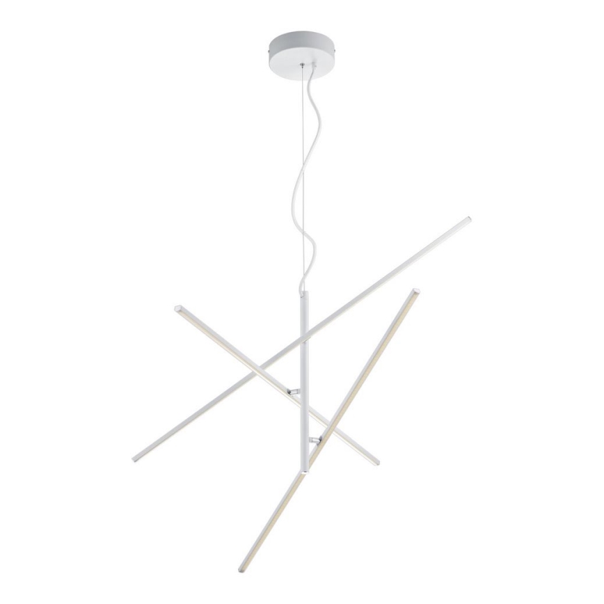 Trio - Candelabro suspenso LED com regulação TIRIAC 3xLED/8,5W/230V branco