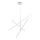 Trio - Candelabro suspenso LED com regulação TIRIAC 3xLED/8,5W/230V branco