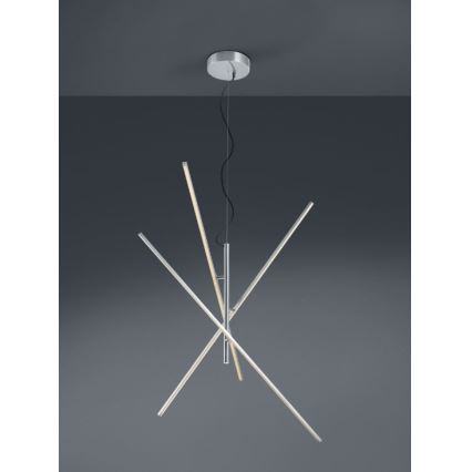 Trio - Candelabro suspenso LED com regulação TIRIAC 3xLED/8,5W/230V