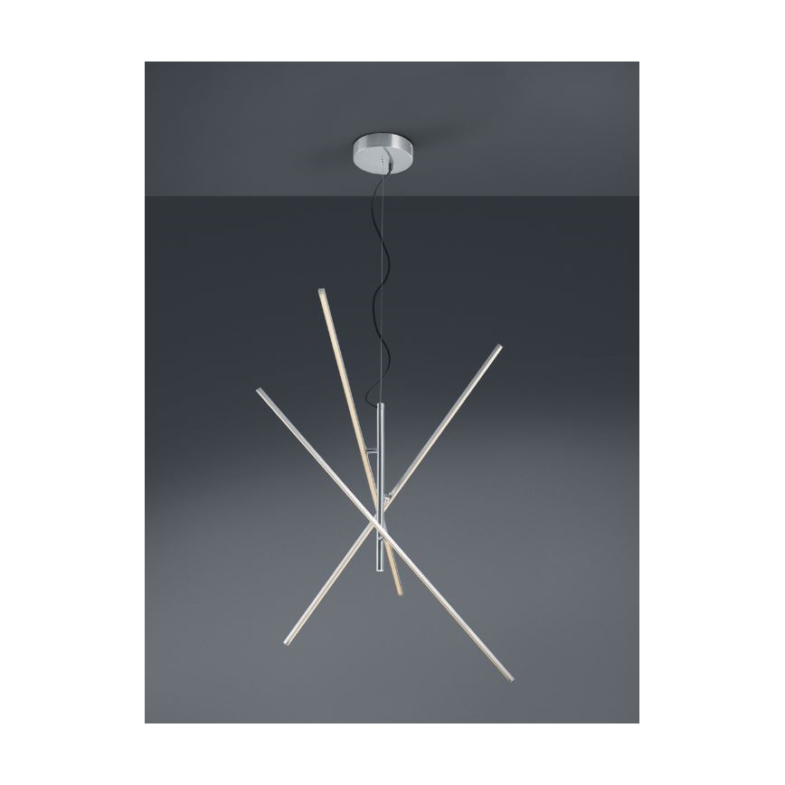 Trio - Candelabro suspenso LED com regulação TIRIAC 3xLED/8,5W/230V