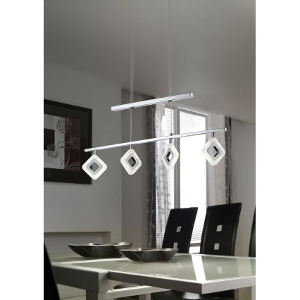 Trio - Candelabro suspenso LED PARADOX 4xLED/4,3W/230V